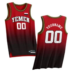 Yemen Heritage Custom Basketball Jersey