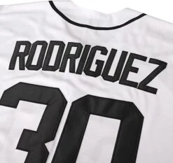 The Sandlot Benny 'The Jet' Rodriguez Baseball Jersey 35 The Sandlot Benny 'The Jet' Rodriguez Baseball Jersey -World of Sportswear 71pCg UV4yL. AC UX679