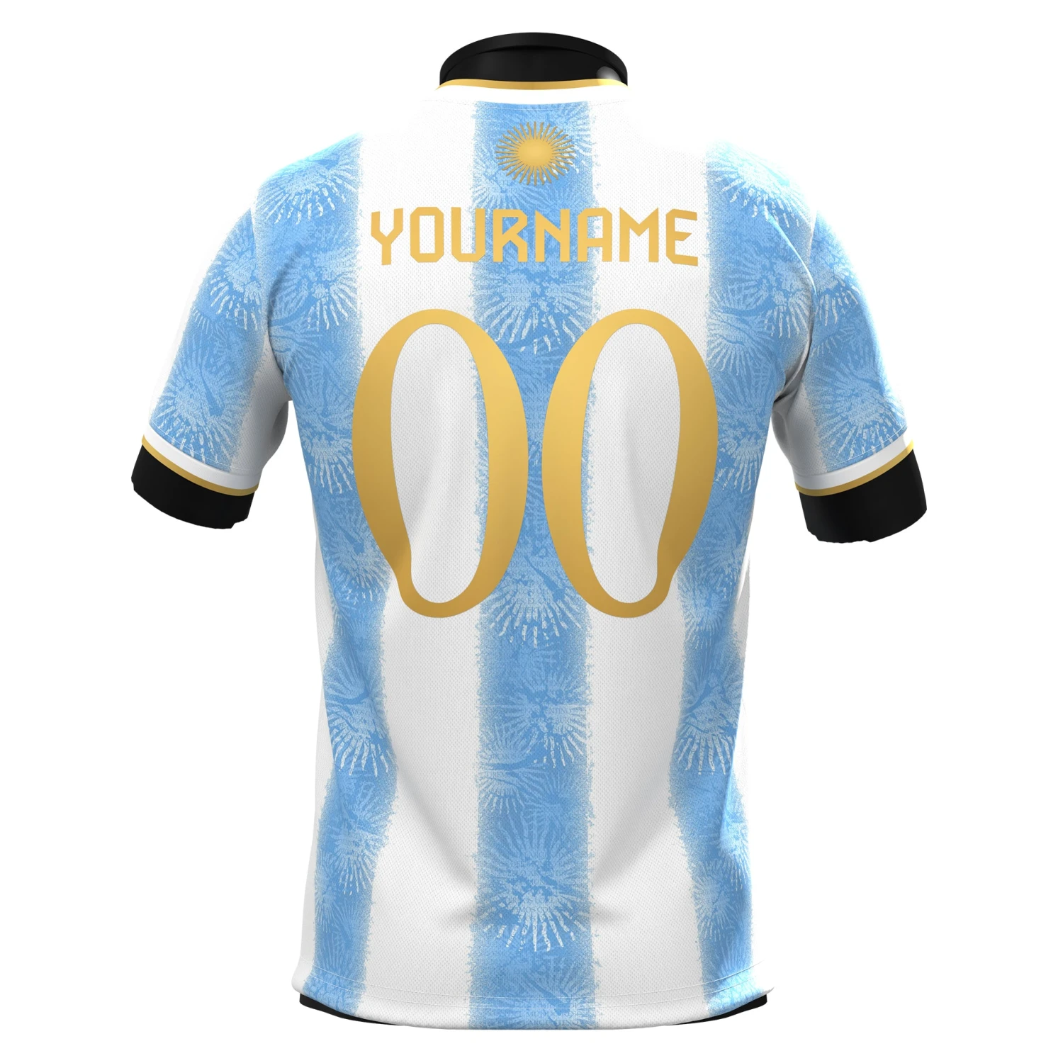 Argentina Heritage Custom Football Jersey 3 Argentina Heritage Custom Football Jersey - Image 3