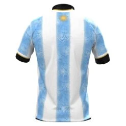 World of Sportswear 6 World of Sportswear -World of Sportswear ARGENTINACUSTOMFOOTBALLJERSEYBACKPLAIN
