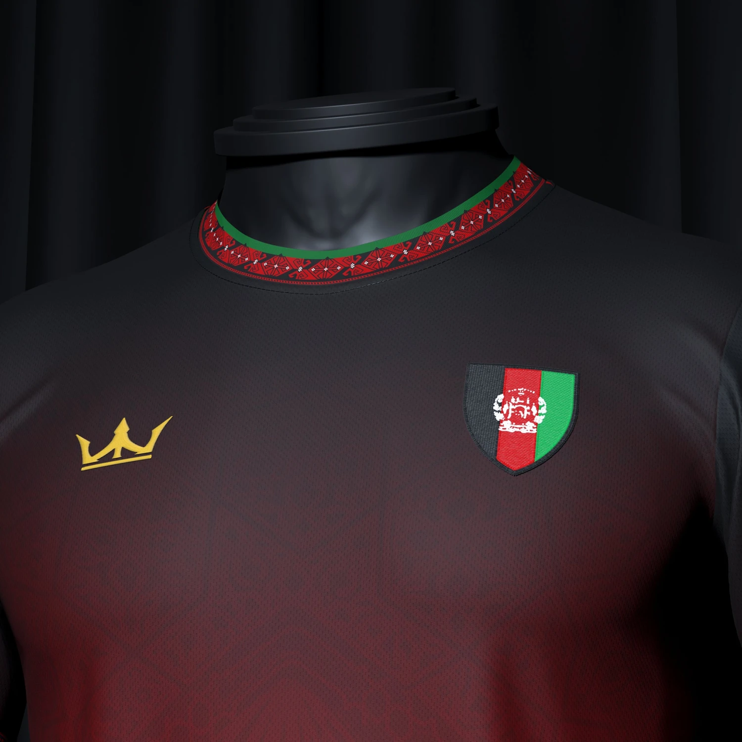 Afghanistan Heritage Custom Football Jersey 4 Afghanistan Heritage Custom Football Jersey - Image 4