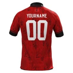 Albania Heritage Custom Football Jersey -World of Sportswear AlbaniaFootballJerseyBack