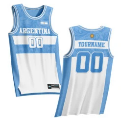 Argentina Heritage Custom Basketball Jersey