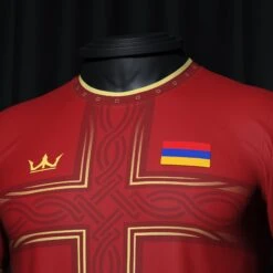 Armenia Heritage Custom Football Jersey -World of Sportswear ArmeniaCustomFootballJerseyChest 439d5aac 459a 49de b26b c420cd7b4a24