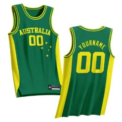 Australia Heritage Custom Basketball Jersey