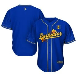 Barbados 'Flower Fence' Baseball Jersey