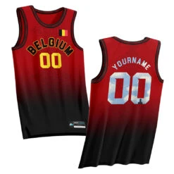Belgium Heritage Custom Basketball Jersey