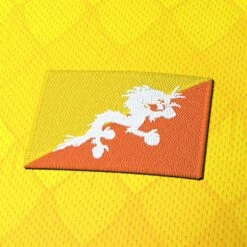 Bhutan Custom Football Jersey -World of Sportswear BhutanCustomFootballJerseyFlag