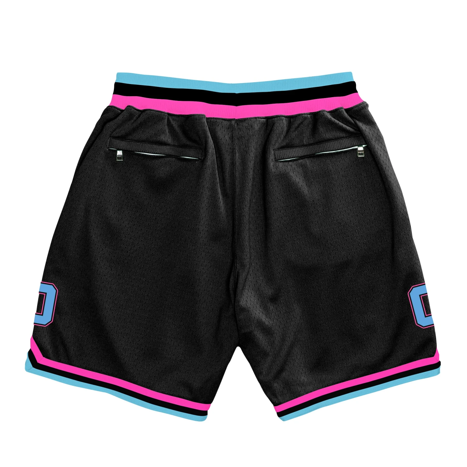 Black Vice City Custom Basketball Shorts 2 Black Vice City Custom Basketball Shorts - Image 2