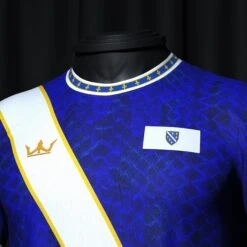 Bosnia Heritage Custom Football Jersey 21 Bosnia Heritage Custom Football Jersey -World of Sportswear Bosnia Custom Football Jersey Chest