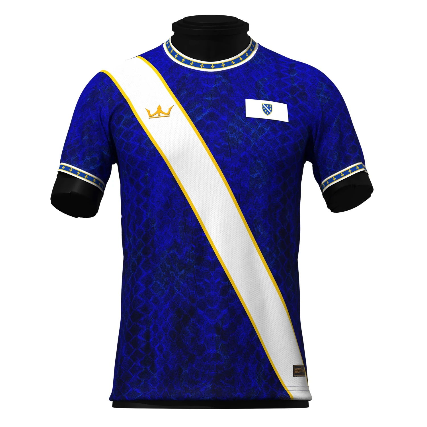 Bosnia Heritage Custom Football Jersey 7 Bosnia Heritage Custom Football Jersey - Image 7