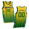 Brazil Heritage Custom Basketball Jersey