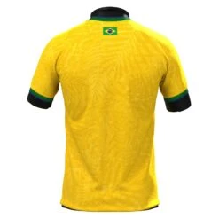 Brazil Heritage Custom Football Jersey 25 Brazil Heritage Custom Football Jersey -World of Sportswear BrazilFootballJerseyBack 1