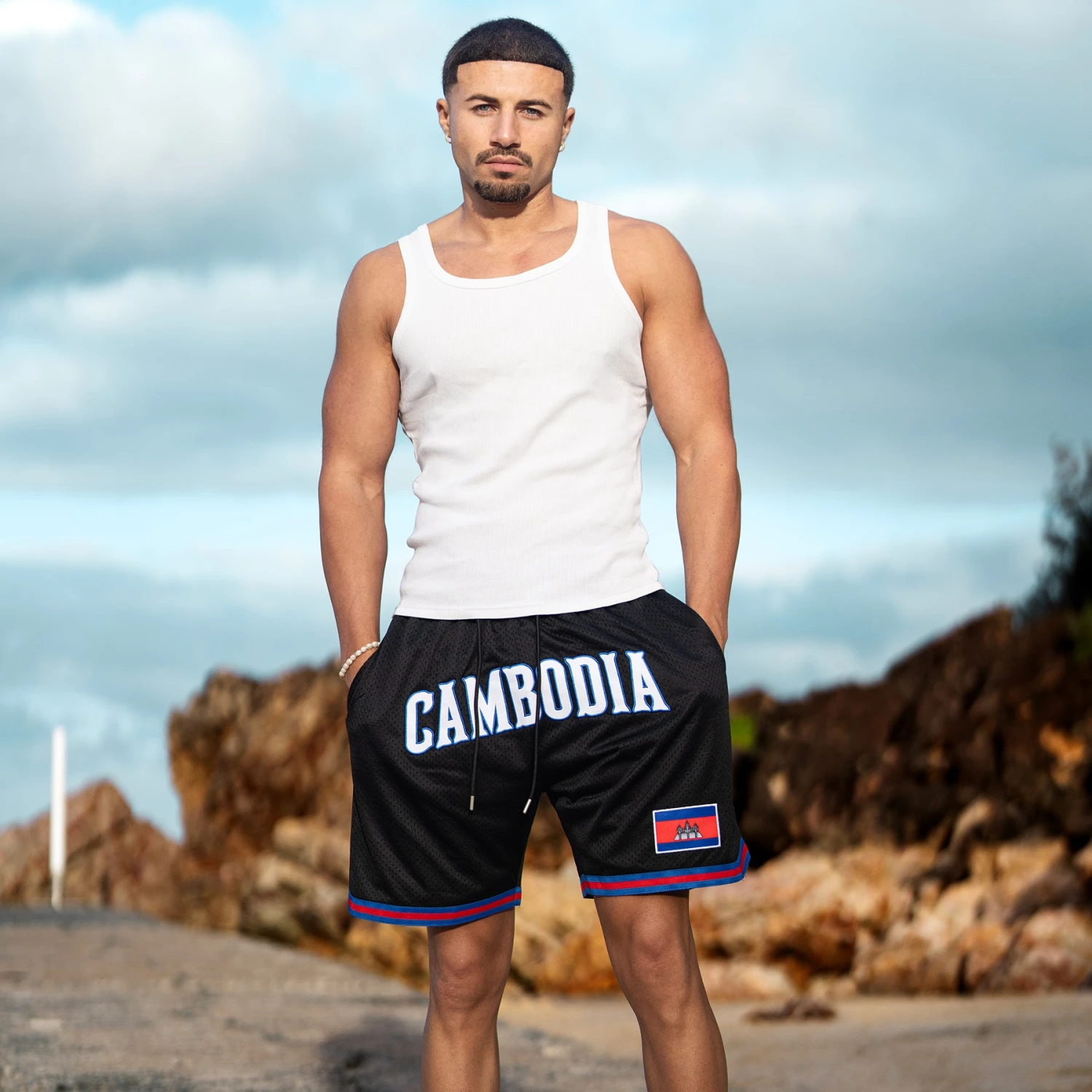 Cambodia Heritage Basketball Shorts 11 Cambodia Heritage Basketball Shorts - Image 11