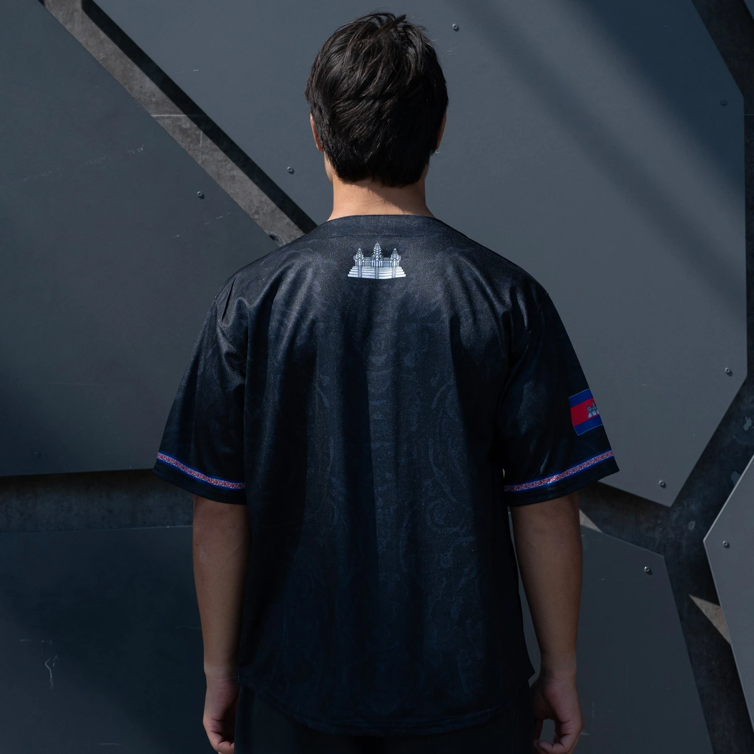 Cambodia 'Angkor Wat' Baseball Jersey 5 Cambodia 'Angkor Wat' Baseball Jersey - Image 5