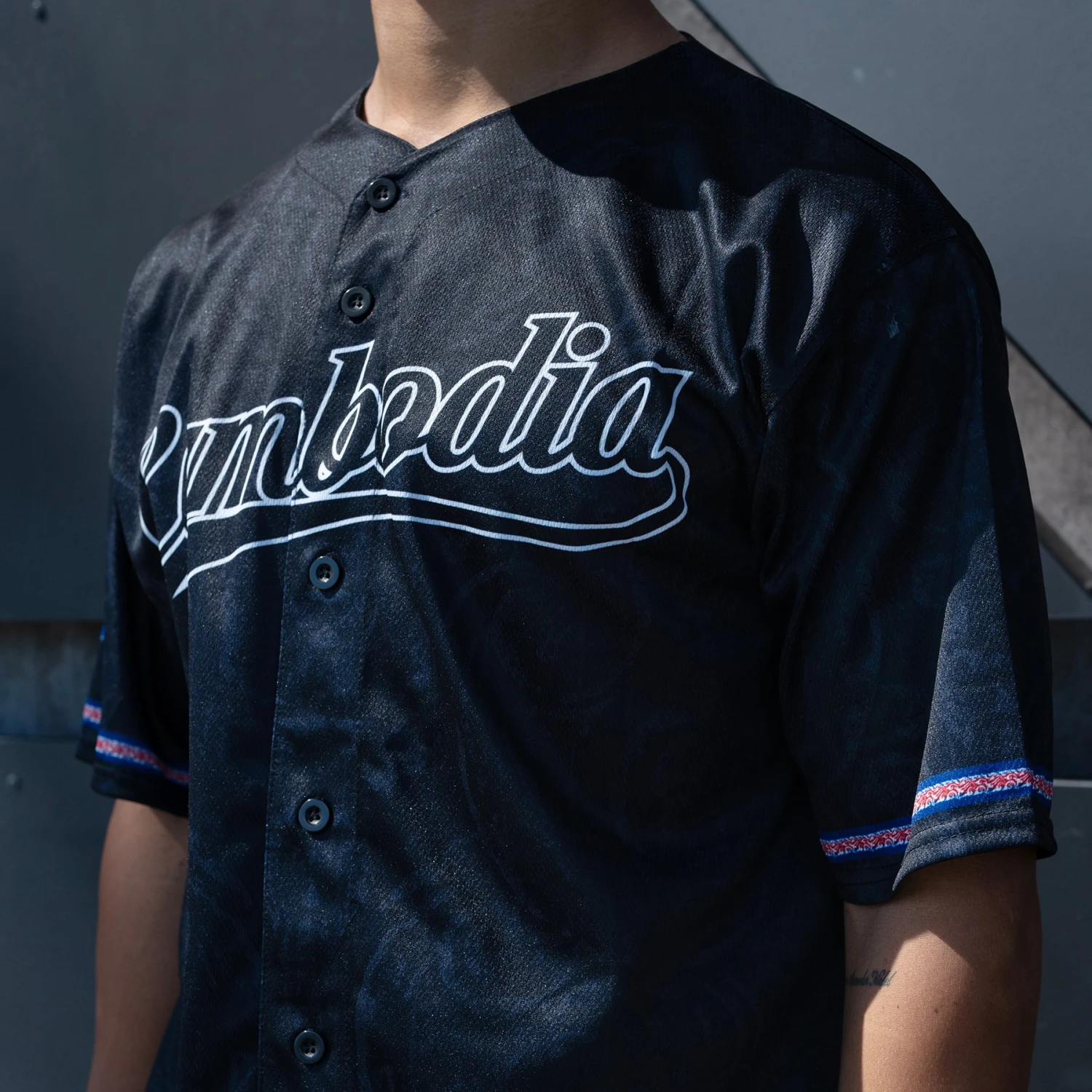 Cambodia 'Angkor Wat' Baseball Jersey 3 Cambodia 'Angkor Wat' Baseball Jersey - Image 3