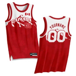 Canada Heritage Custom Basketball Jersey