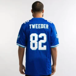 Charlie Tweeder Varsity Blues West Canaan Coyotes Football Jersey 8 Charlie Tweeder Varsity Blues West Canaan Coyotes Football Jersey -World of Sportswear CharlieTweederVarsityBluesWestCanaanCoyotes 82FootballMovieJersey