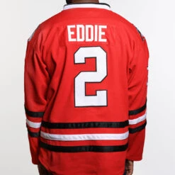 Chicago Shitters 'Eddie' Christmas Style Hockey Jersey 10 Chicago Shitters 'Eddie' Christmas Style Hockey Jersey -World of Sportswear Chicago Shitters Cousin Eddie Christmas Vacation Hockey Jersey