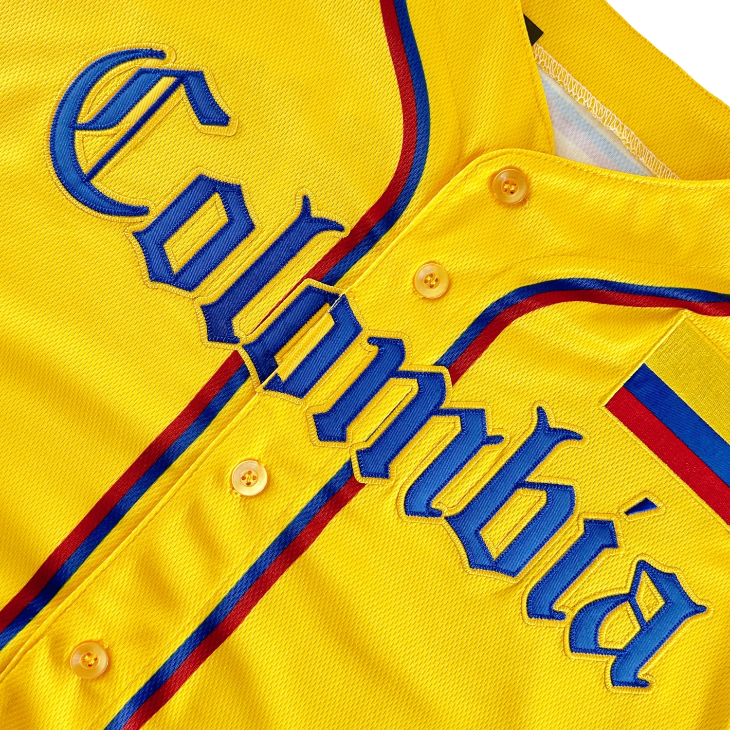 Colombia Heritage Custom Baseball Jersey - Image 8