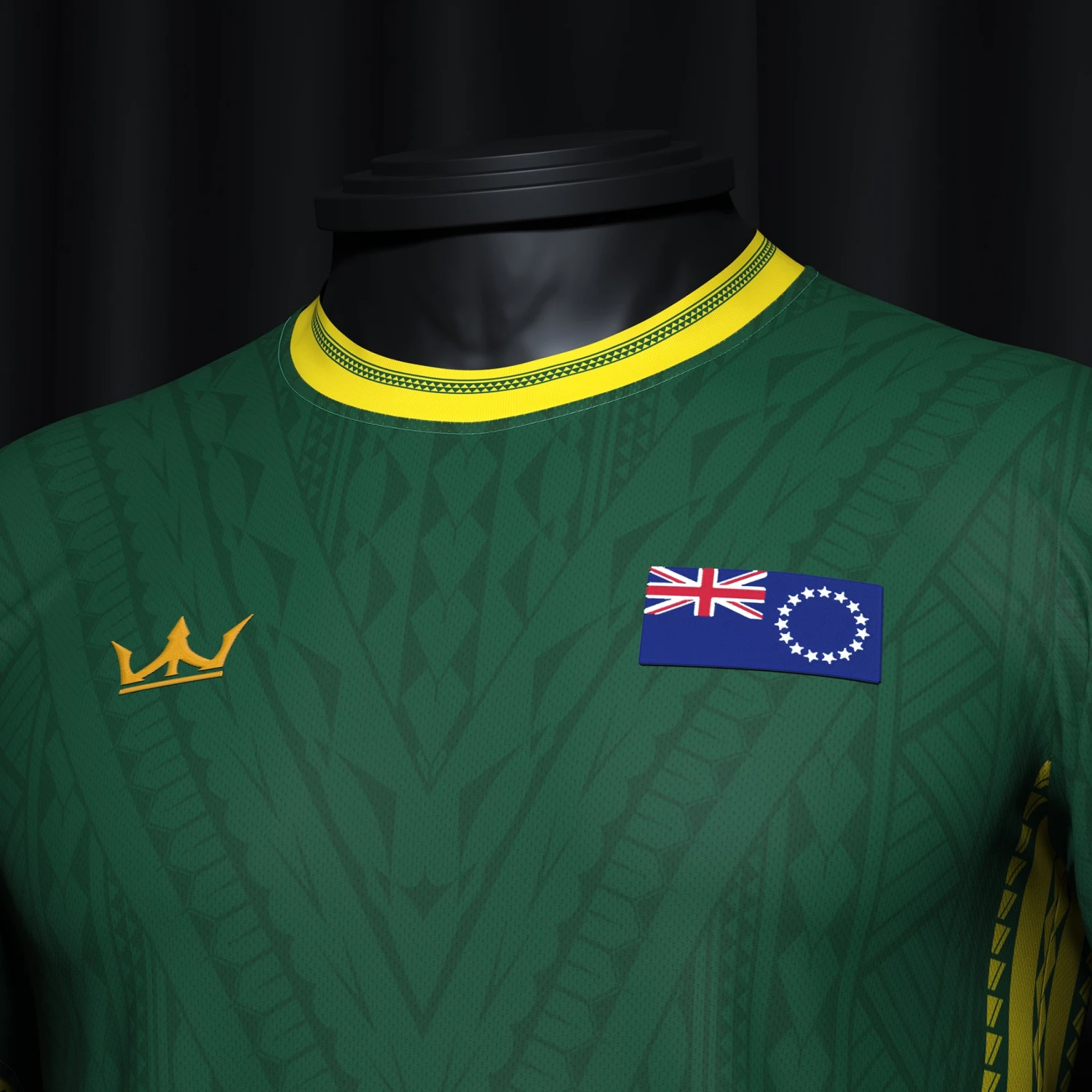 Cook Islands Heritage Custom Football Jersey 5 Cook Islands Heritage Custom Football Jersey - Image 5