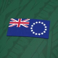Cook Islands Heritage Custom Football Jersey 9 Cook Islands Heritage Custom Football Jersey -World of Sportswear CookIslandsHeritageFootballJerseyFlag