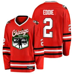 Chicago Shitters 'Eddie' Christmas Style Hockey Jersey