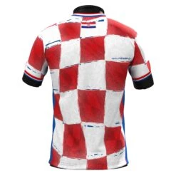 Croatia Heritage Custom Football Jersey -World of Sportswear CroatiaCustomFootballJerseyBackPlain