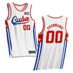 Cuba Heritage Custom Basketball Jersey