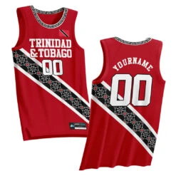 Trinidad & Tobago Heritage Custom Basketball Jersey
