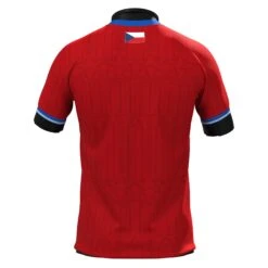 Czech Republic Heritage Custom Football Jersey -World of Sportswear CzechRepublicCustomFootballJerseyBackPlain