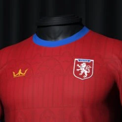 Czech Republic Heritage Custom Football Jersey -World of Sportswear CzechRepublicCustomFootballJerseyChest
