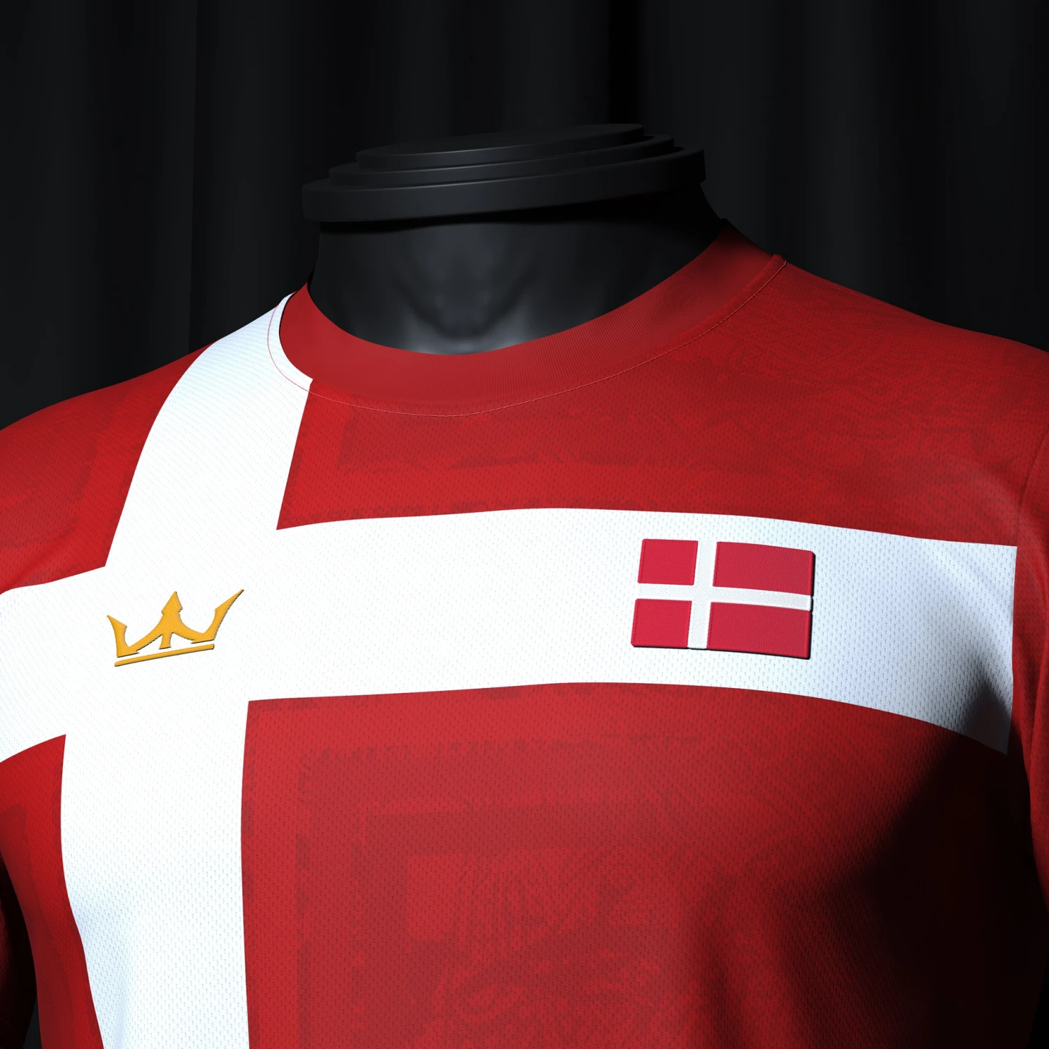 Denmark Heritage Custom Football Jersey - Image 5