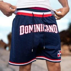 Dominican Republic Heritage Basketball Shorts 36 Dominican Republic Heritage Basketball Shorts -World of Sportswear DominicanRepublicBasketballShortsBlue3