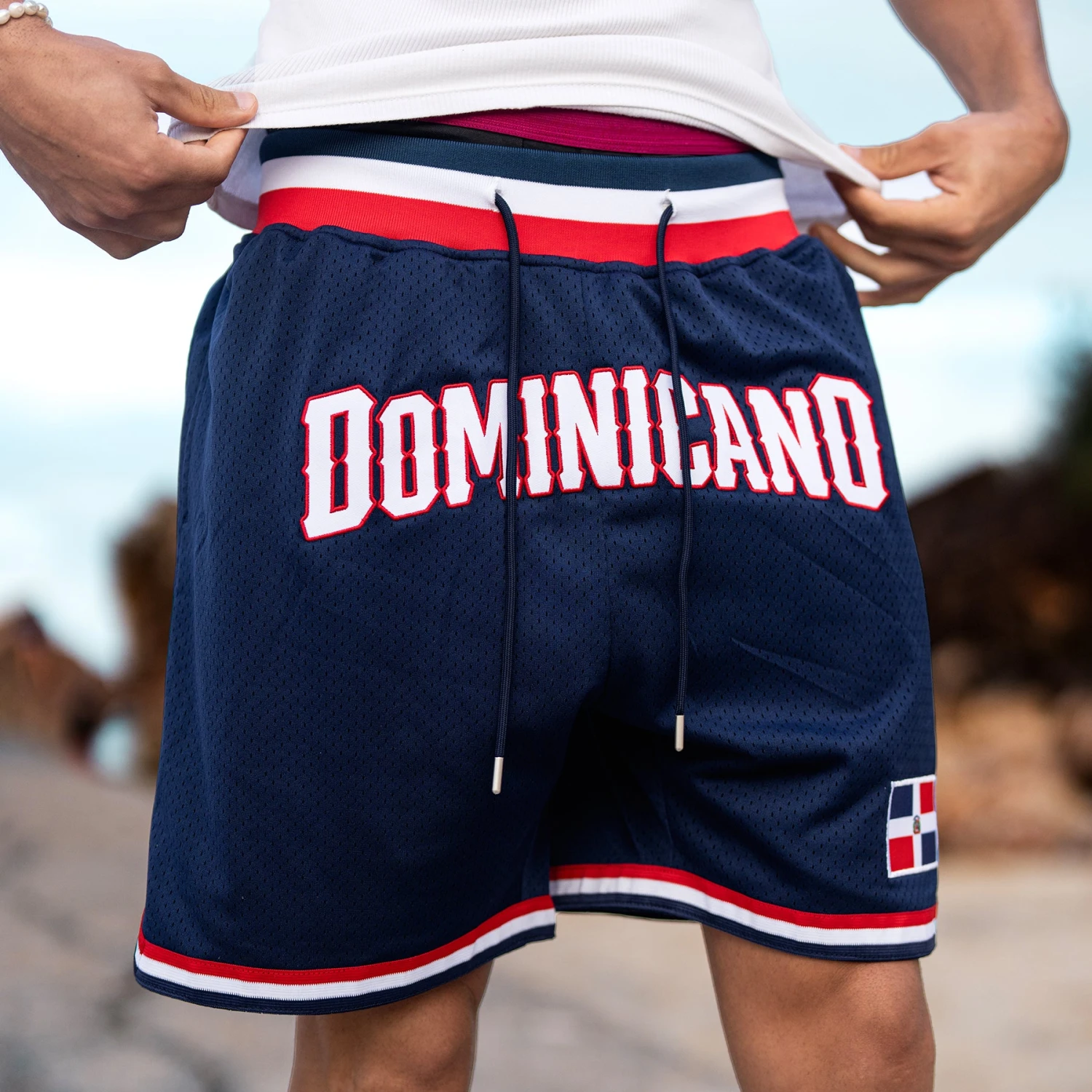Dominican Republic Heritage Basketball Shorts 17 Dominican Republic Heritage Basketball Shorts - Image 17