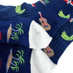 Dominican Republic Crew Socks -World of Sportswear DominicanRepublicCrewSocksCloseup1