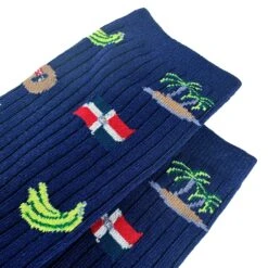 Dominican Republic Crew Socks -World of Sportswear DominicanRepublicCrewSocksCloseup2