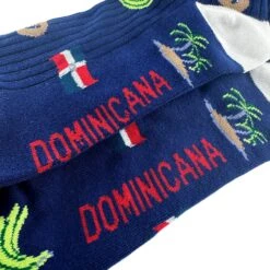 Dominican Republic Crew Socks -World of Sportswear DominicanRepublicCrewSocksCloseup3