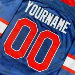 Dominican Republic Heritage Custom Hockey Jersey -World of Sportswear DominicanRepublicHeritageHockeyJersey5
