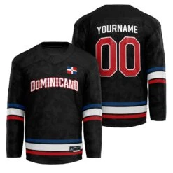 Dominican Republic Heritage Custom Hockey Jersey