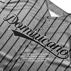 Dominican Republic 'Platano Verde' Baseball Jersey -World of Sportswear Dominican Republic Platano Verde Baseball Jersey
