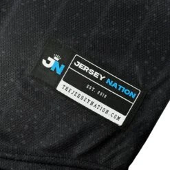 Dominican Republic 'Platano Verde' Baseball Jersey -World of Sportswear Dominican Republic Platano Verde Baseball Jersey Closeups Black