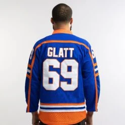 Doug Glatt Goon Halifax Highlanders Hockey Jersey 10 Doug Glatt Goon Halifax Highlanders Hockey Jersey -World of Sportswear DougGlattGoonHalifaxHighlanders 69HockeyMovieJersey