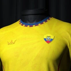 Ecuador Heritage Custom Football Jersey -World of Sportswear EcuadorFootballJerseyChest