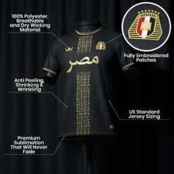 Egypt Heritage Custom Football Jersey 31 Egypt Heritage Custom Football Jersey -World of Sportswear EgyptCustomFootballJerseySpot