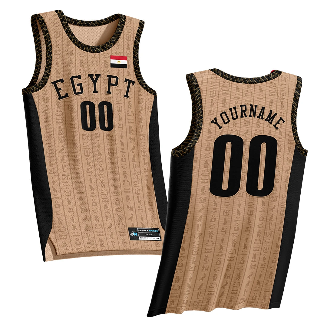 Egypt Heritage Custom Basketball Jersey 1 Egypt Heritage Custom Basketball Jersey