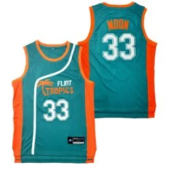Jackie Moon Flint Tropics Basketball Jersey