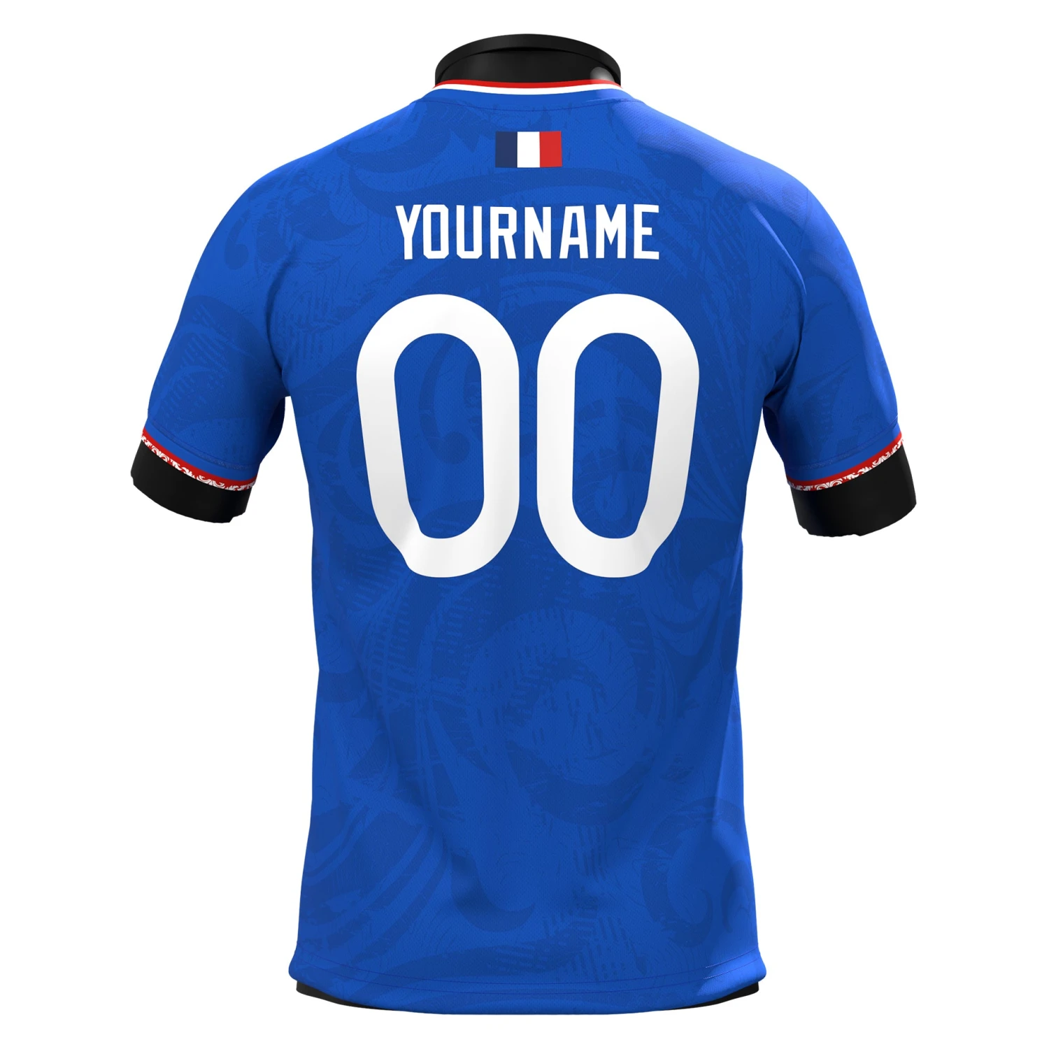 France Heritage Custom Football Jersey 4 France Heritage Custom Football Jersey - Image 4