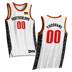 Germany Heritage Custom Basketball Jersey