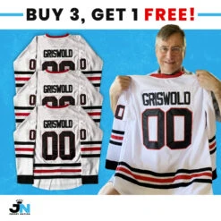 Christmas Style 'Griswold' Hockey Jersey -World of Sportswear GriswoldHockeyJerseySale